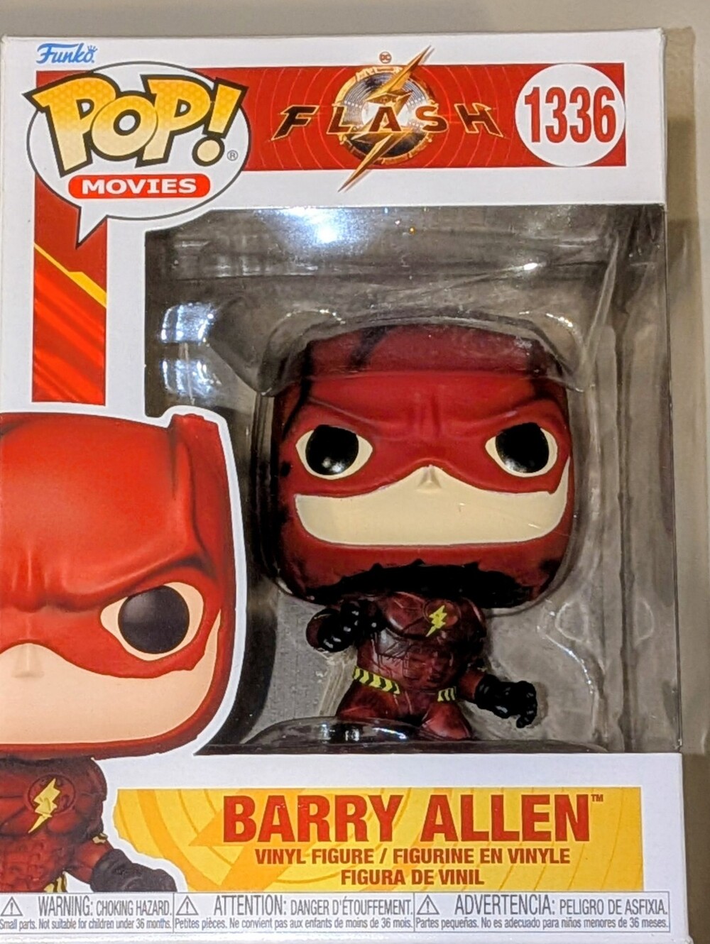 NIB, Funko Pop! Movies: The Flash-Barry Allen, Vinyl Figure #1336